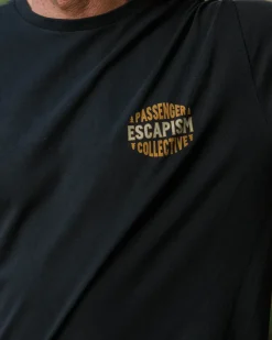 Passenger T-Shirts & Tank Tops|Men's Outlet>Reconnect Recycled Cotton T-Shirt Black