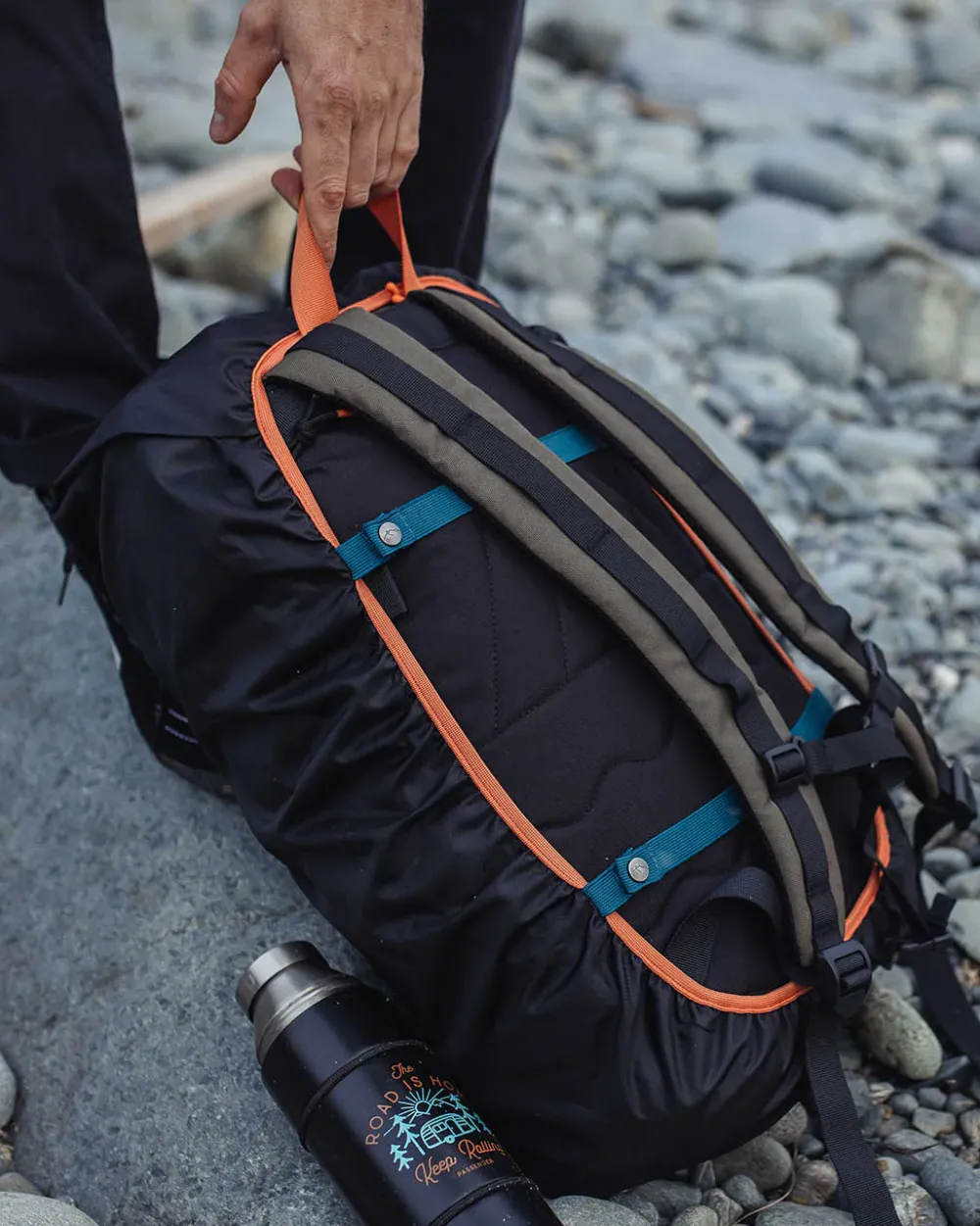 Passenger Backpacks & Bags|Backpacks & Bags>Recycled Waterproof Backpack Cover (18-35L) Black