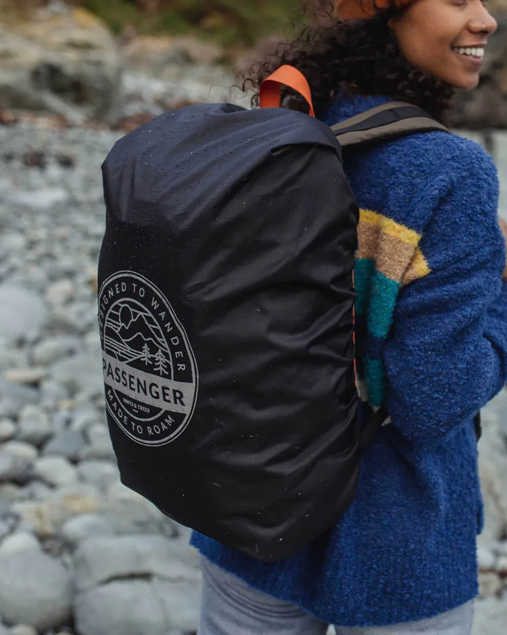 Passenger Backpacks & Bags|Backpacks & Bags>Recycled Waterproof Backpack Cover (18-35L) Black