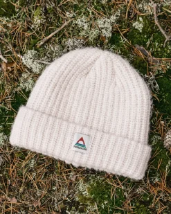 Floris van Bommel Beanies|Beanies>Redwood Fleece Lined Recycled Beanie Vintage White