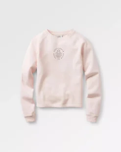 Passenger Hoodies & Sweatshirts>Remote Recycled Cotton Sweatshirt Barely Pink