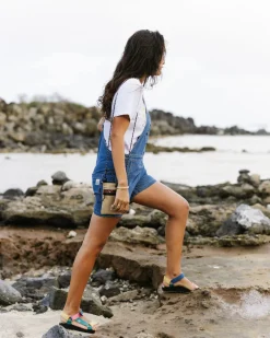 Passenger Shorts|Dungarees & Pants>Riverside Denim Short Dungarees Washed Denim