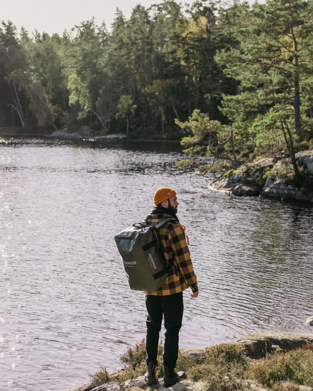 Floris van Bommel Accessories|Backpacks & Bags>Road Trip 50L Duffel Backpack Khaki
