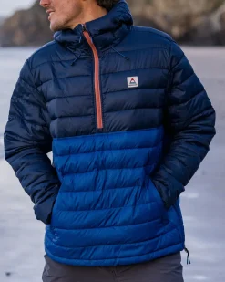 Passenger Insulated|Men's Outlet>Roamer Recycled Insulated Overhead Jacket Rich Navy/Cobalt