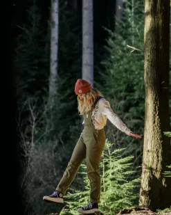 Passenger Dungarees & Pants|Women's Outlet>Roamist Organic Cotton Dungarees Khaki