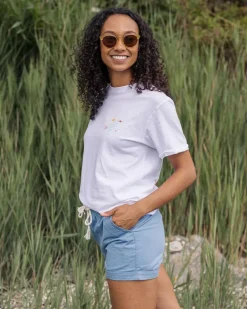 Passenger Shorts>Santosa Twill Short Blue Shadow