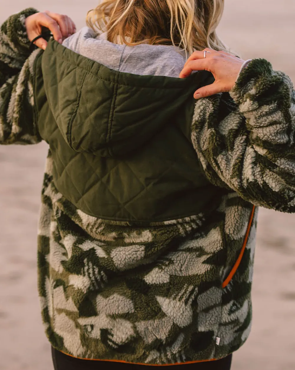 Passenger Fleece|Fleece>Sefton Recycled Deep-Pile Sherpa Fleece Fir Tree