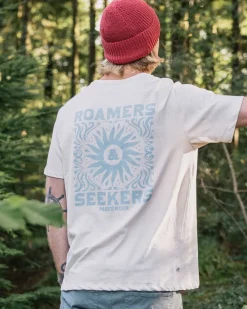 Passenger T-Shirts & Tank Tops|Men's Outlet>Shine Organic Cotton T-Shirt Milky Marl