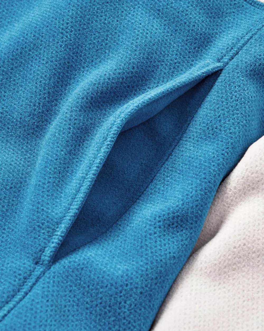 Passenger Fleece|Fleece>Snowdrop Pullover Recycled Polartec® Fleece Corsair/ Vintage White