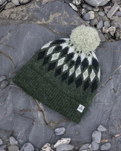 Passenger Accessories|Beanies>Snowdrop Recycled Bobble Hat Khaki