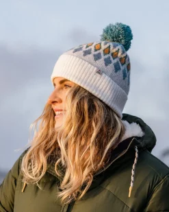 Passenger Accessories|Men's Outlet>Snowdrop Recycled Bobble Hat Vintage White
