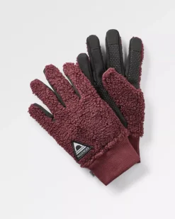Passenger Accessories|Men's Outlet>Snowfall 2.0 Recycled Sherpa Gloves Wine