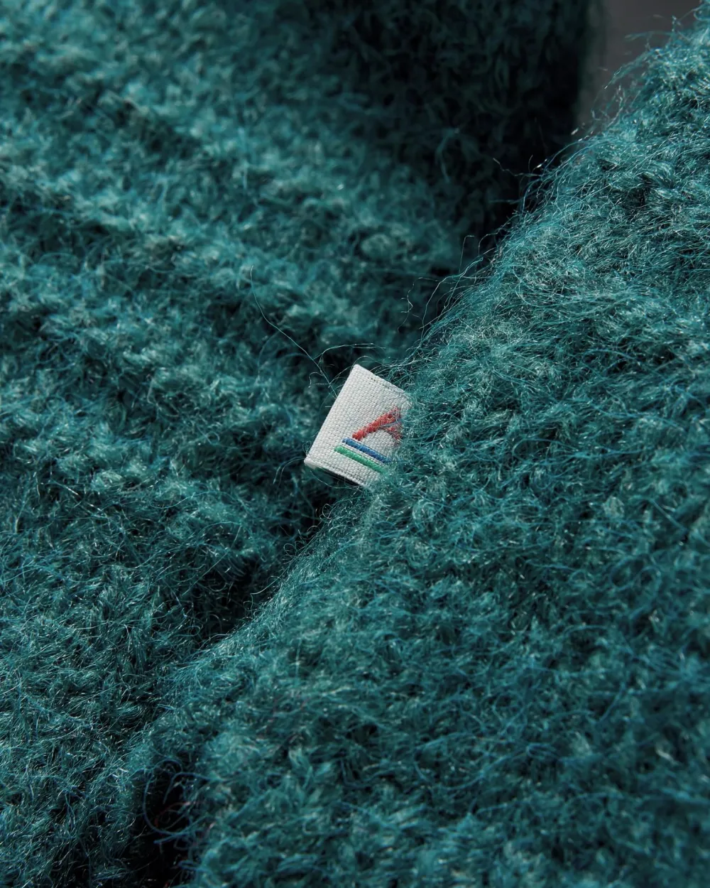 Passenger Knitwear|Women's Outlet>Snug Recycled Polo Neck Knitted Jumper Mediterranean