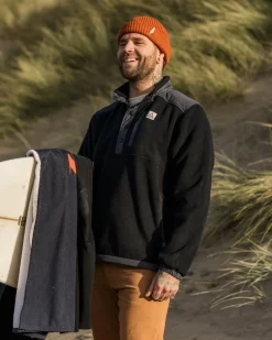 Passenger Fleece|Fleece>Solace Recycled Sherpa-Lined Polar Fleece Black