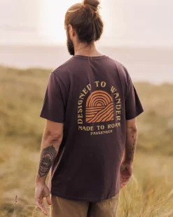 Floris van Bommel T-Shirts & Tank Tops|Men's Outlet>Sundown Recycled Cotton T-Shirt Raisin
