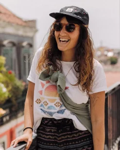 Passenger Tops & T-Shirts>Sunray Recycled Cotton T-Shirt White