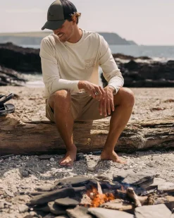 Floris van Bommel T-Shirts & Tank Tops|Men's Outlet>Sunrise Recycled Cotton Ls T-Shirt Milky Marl