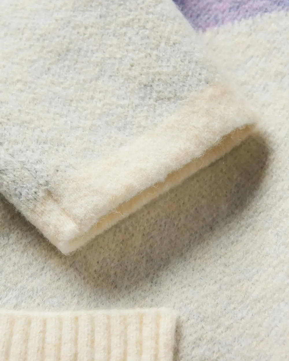 Passenger Knitwear>Sunsets Recycled Knitted Cardigan Marshmallow