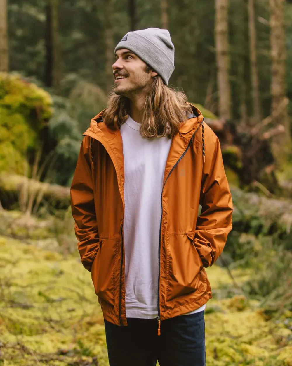 Passenger Water Resistant|Men's Outlet>Tallows Recycled Water Resistant Jacket Glazed Ginger