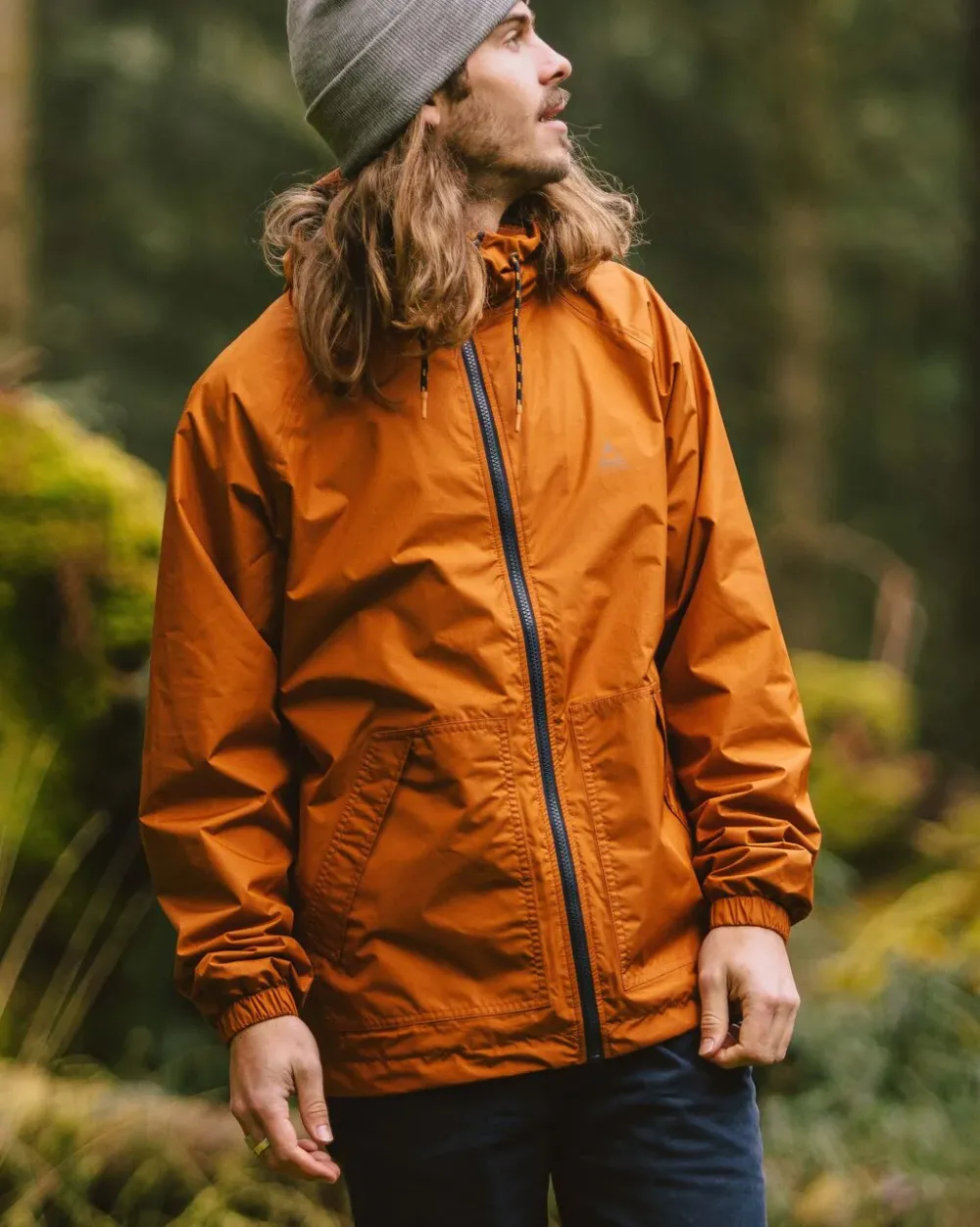 Passenger Water Resistant|Men's Outlet>Tallows Recycled Water Resistant Jacket Glazed Ginger