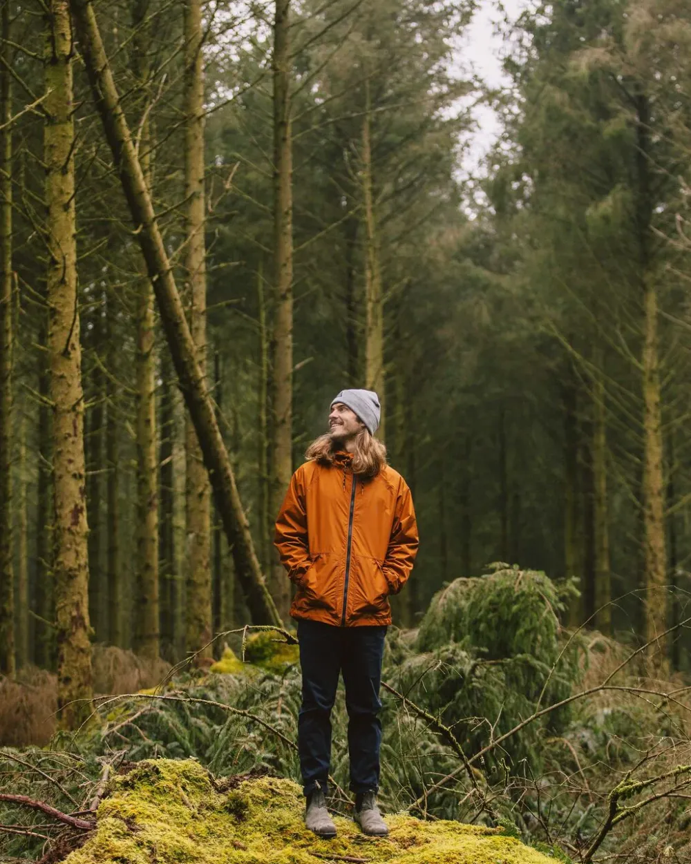 Passenger Water Resistant|Men's Outlet>Tallows Recycled Water Resistant Jacket Glazed Ginger