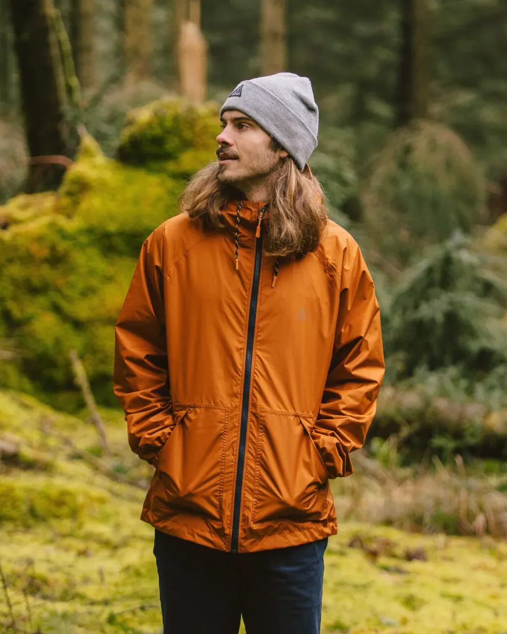 Passenger Water Resistant|Men's Outlet>Tallows Recycled Water Resistant Jacket Glazed Ginger