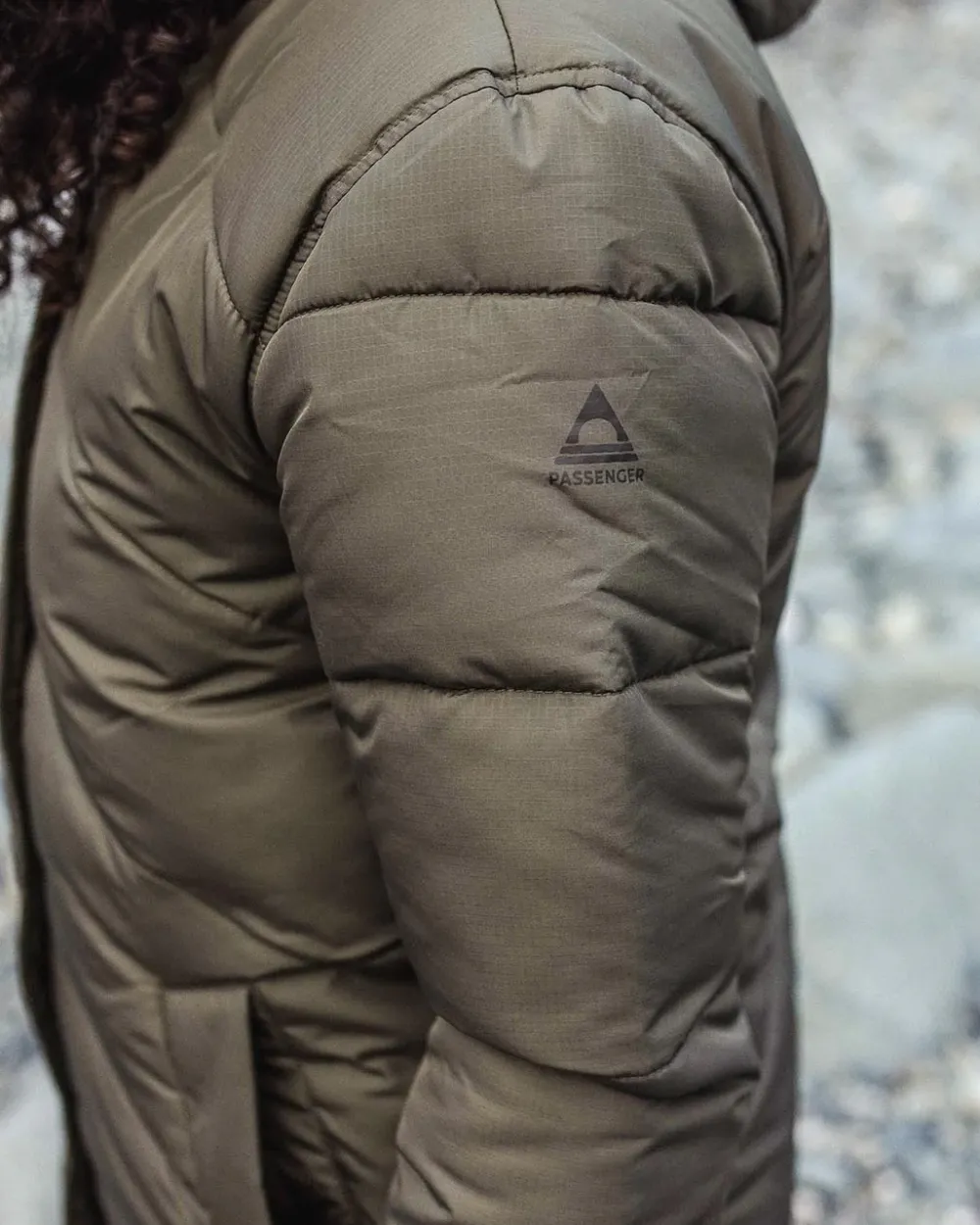 Passenger Women's Outlet|Women's>Tasman Long Recycled Insulated Jacket Dusty Olive