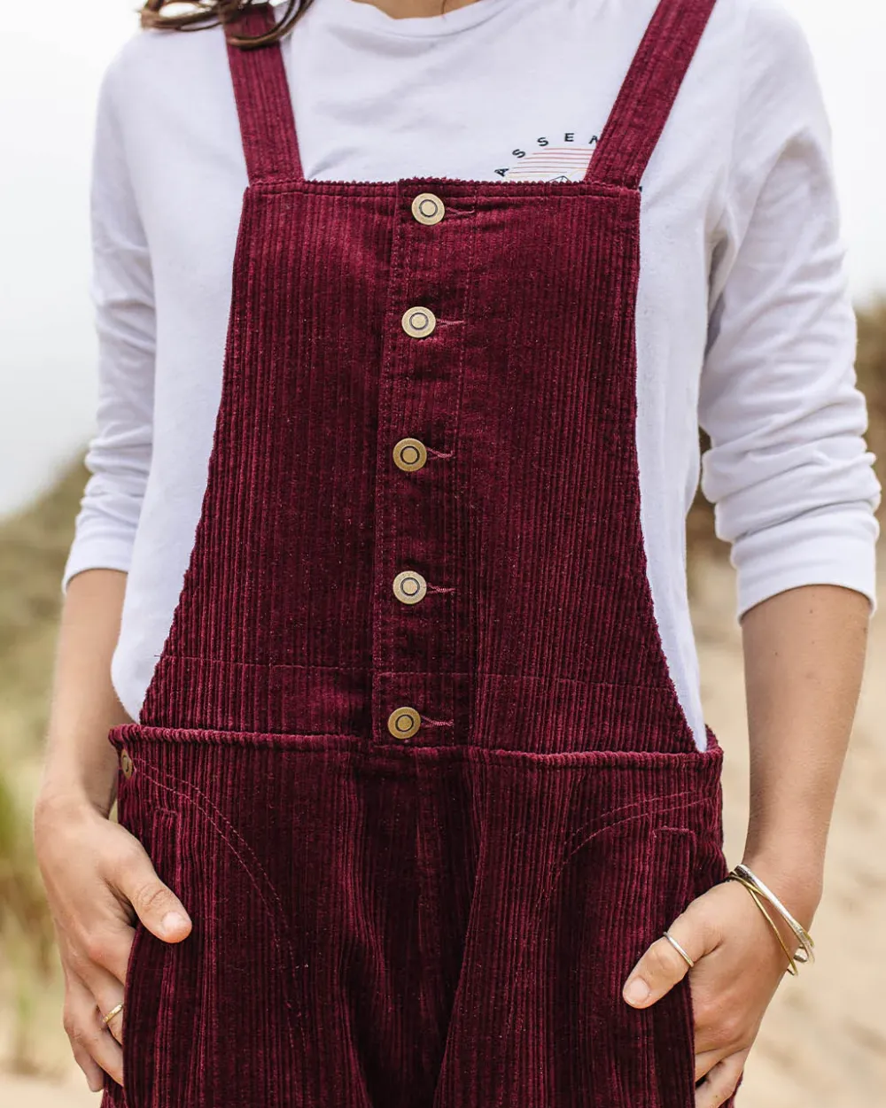 Passenger Dungarees & Pants|Women's Outlet>Tiaga Cord Dungarees Windsor Wine