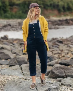 Passenger Dungarees & Pants|Women's Outlet>Tiaga Cord Dungarees Deep Navy
