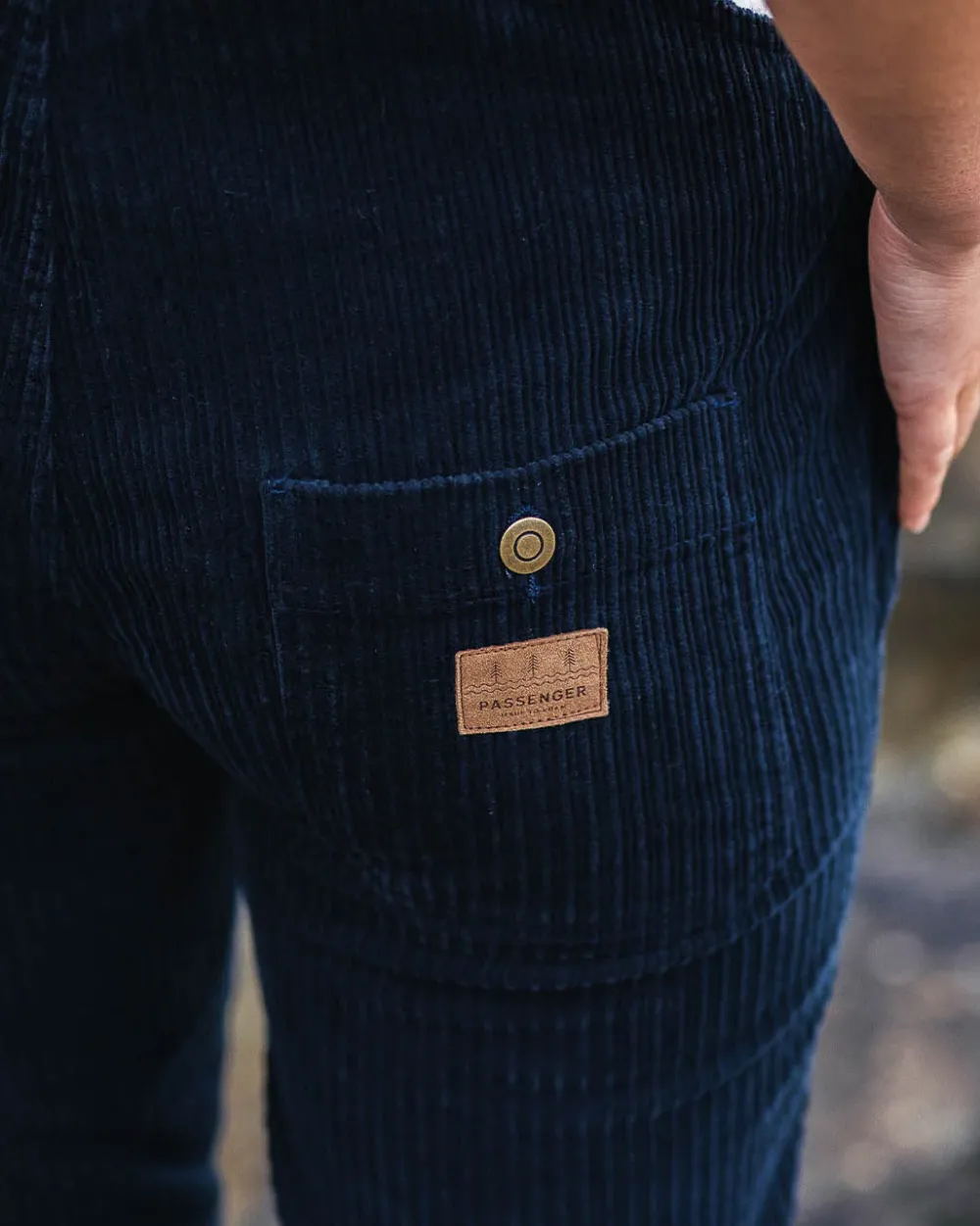 Passenger Dungarees & Pants|Women's Outlet>Tiaga Cord Dungarees Deep Navy