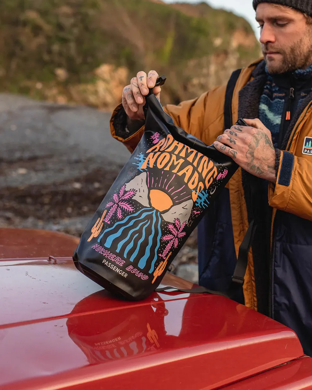 Floris van Bommel Surf Accessories|Surf Accessories>Tide 10L Recycled Dry Bag Roaming Nomads