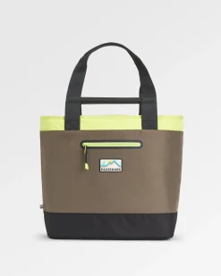 Passenger Backpacks & Bags|Backpacks & Bags>Tote Recycled Cooler Bag Khaki Multi