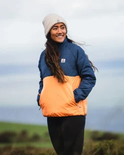 Passenger Water Resistant|Insulated>Trace Recycled Thermore® Insulated Jacket Dark Denim/ Apricot