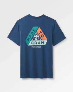 Passenger T-Shirts & Tank Tops|Activewear>Trail Active Recycled T-shirt Dark Denim