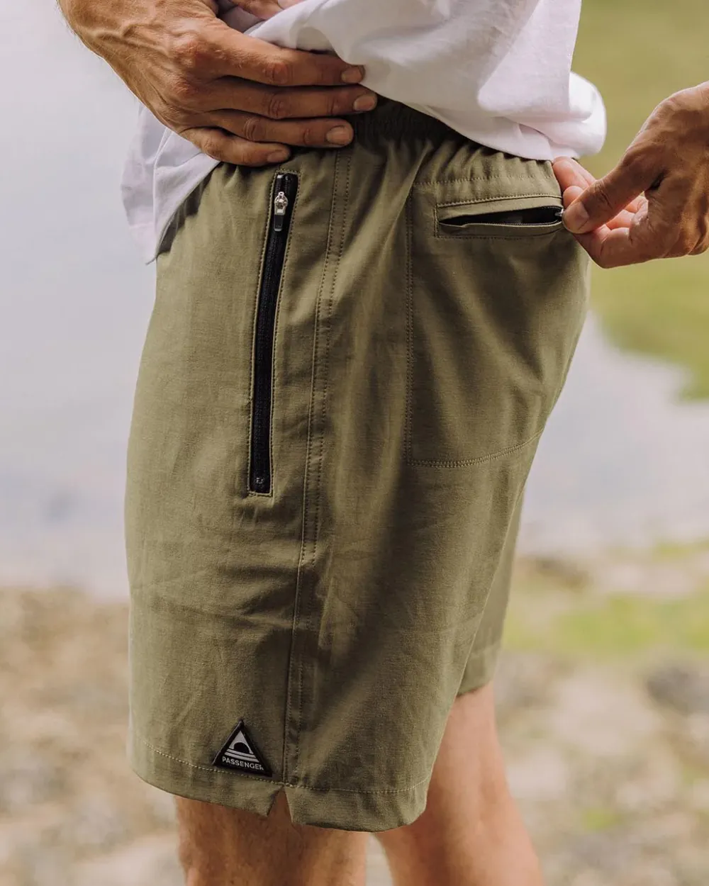 Floris van Bommel Surf Accessories|Surf Accessories>Traveller Organic All Purpose Short Khaki