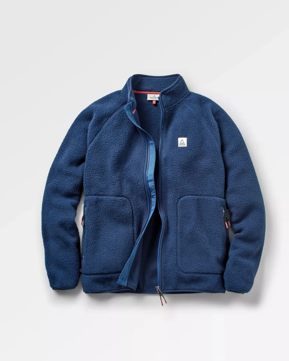 Floris van Bommel Fleece|Fleece>Tripper 2.0 Full Zip Recycled Sherpa Fleece Rich Navy
