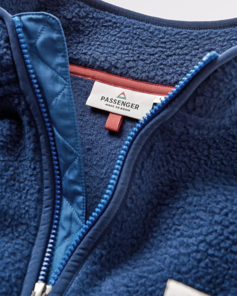 Floris van Bommel Fleece|Fleece>Tripper 2.0 Full Zip Recycled Sherpa Fleece Rich Navy