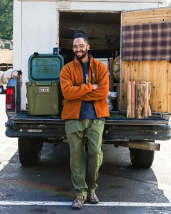 Passenger Fleece|Fleece>Tripper 2.0 Full Zip Recycled Sherpa Fleece Glazed Ginger