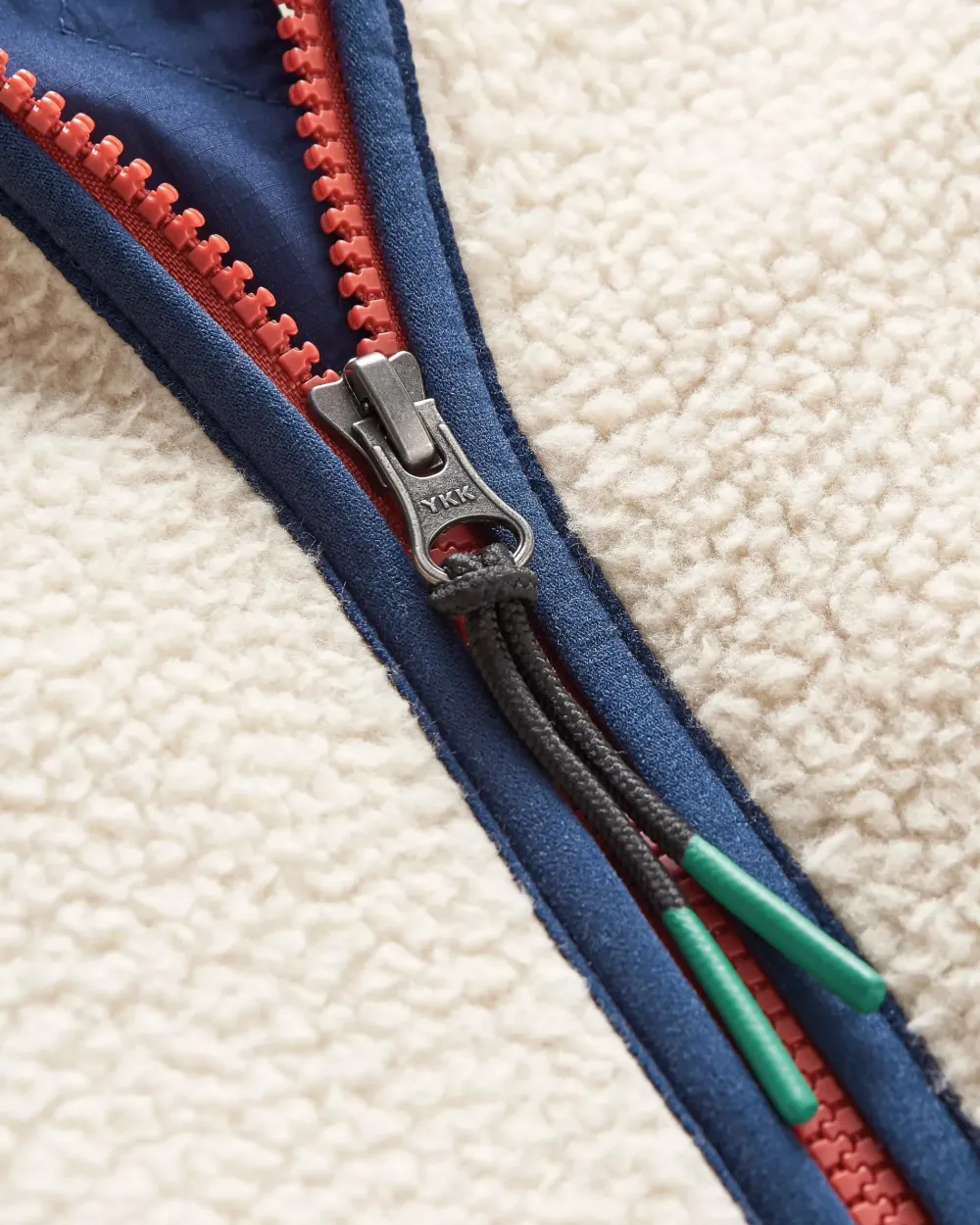 Floris van Bommel Fleece|Fleece>Tripper 2.0 Full Zip Recycled Sherpa Fleece Oatmeal