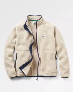 Floris van Bommel Fleece|Fleece>Tripper 2.0 Full Zip Recycled Sherpa Fleece Oatmeal