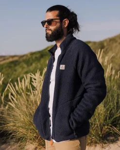 Passenger Fleece|Fleece>Tripper Full Zip Sherpa Fleece Navy