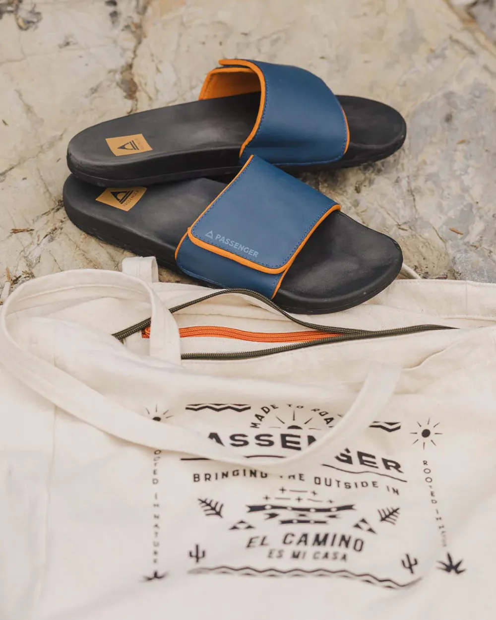 Floris van Bommel Flip Flops & Sandals|Flip Flops & Sandals>Vancity Slider Dark Denim