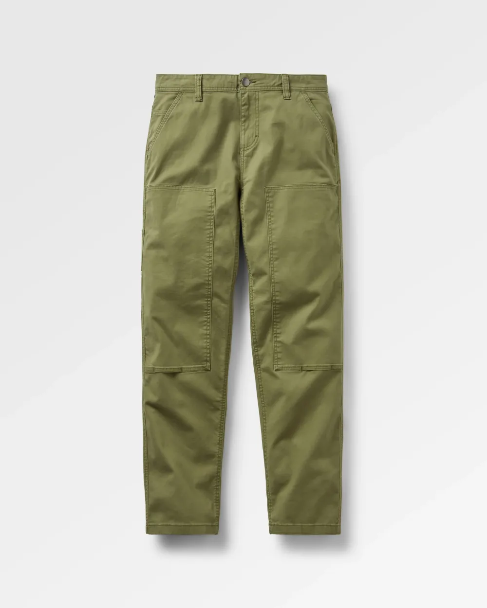 Floris van Bommel Pants|Men's Outlet>Vantage Organic Cotton Canvas Trouser Khaki