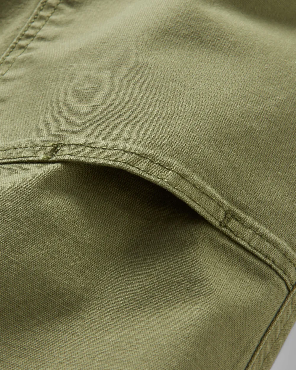 Floris van Bommel Pants|Men's Outlet>Vantage Organic Cotton Canvas Trouser Khaki