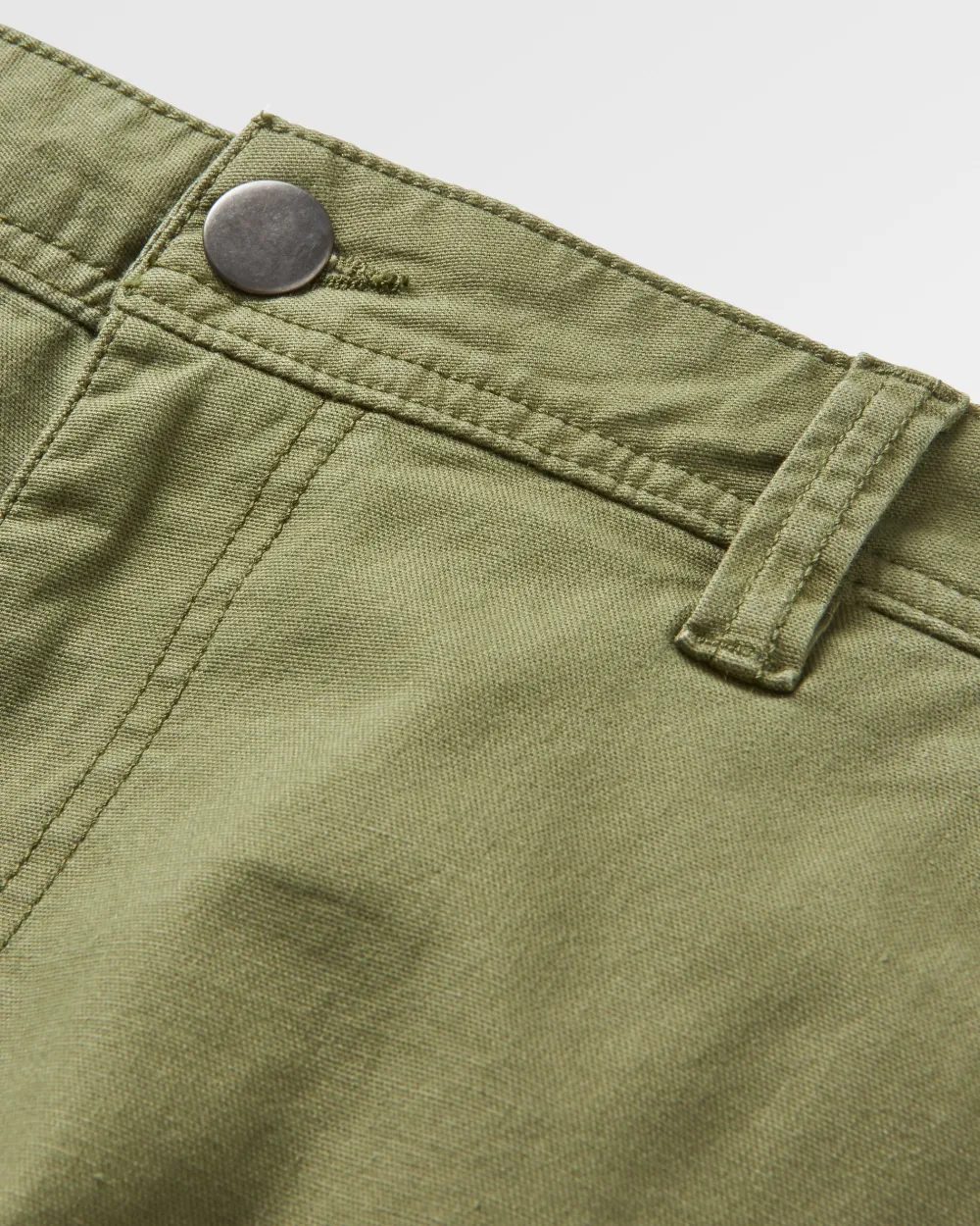 Floris van Bommel Pants|Men's Outlet>Vantage Organic Cotton Canvas Trouser Khaki