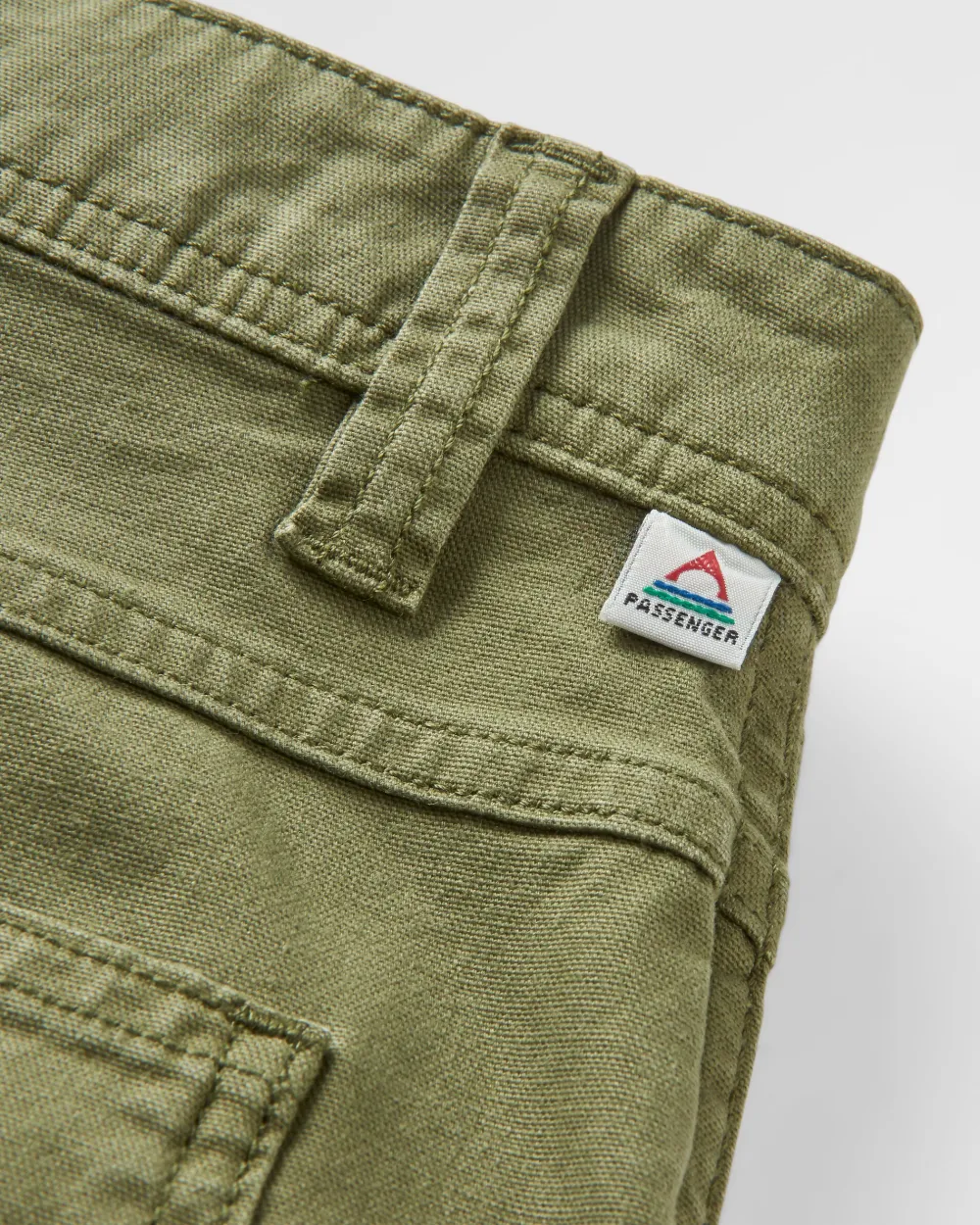 Floris van Bommel Pants|Men's Outlet>Vantage Organic Cotton Canvas Trouser Khaki