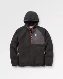 Floris van Bommel Fleece|Fleece>Ventura 1/2 Zip Recycled Sherpa Fleece Black