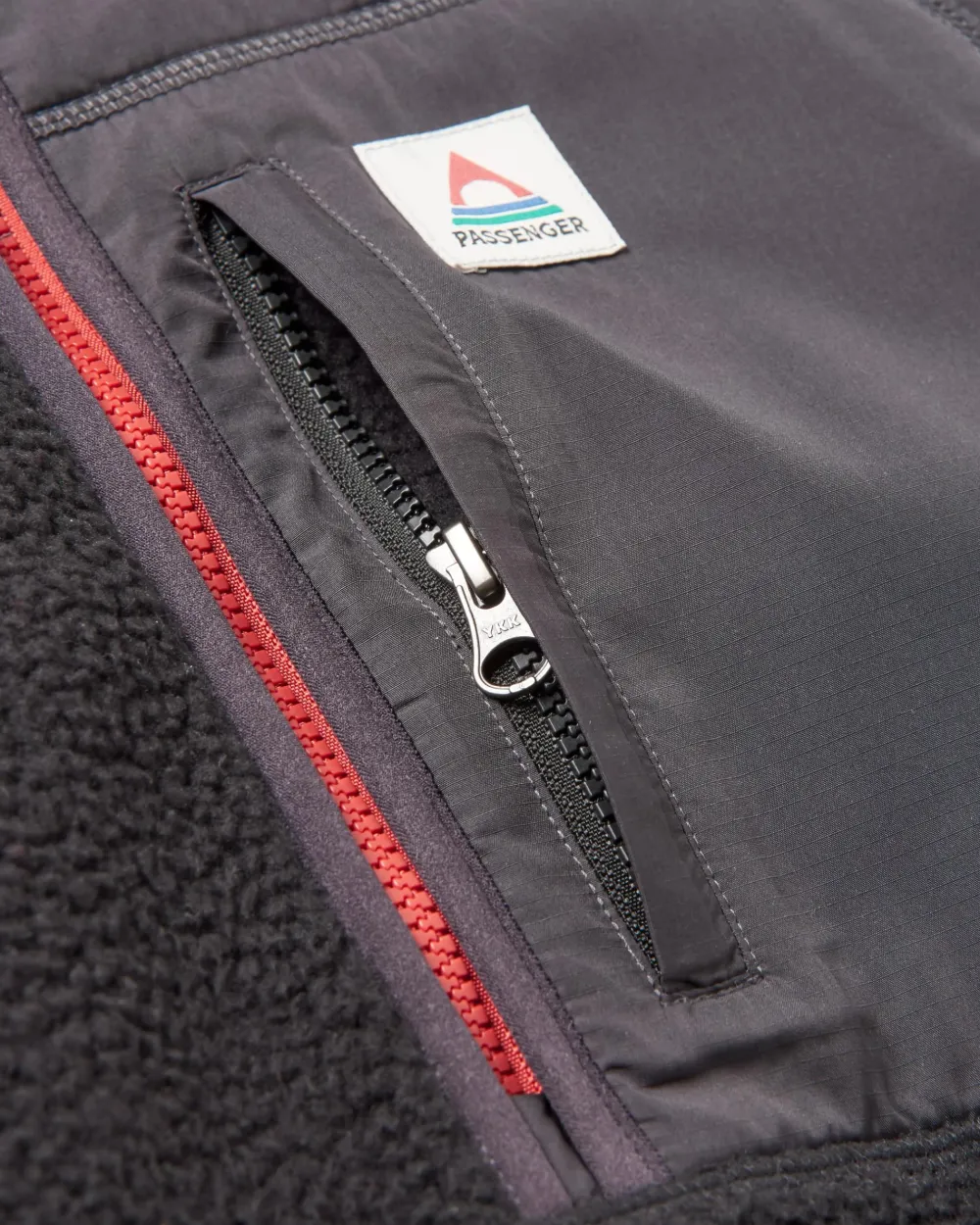 Floris van Bommel Fleece|Fleece>Ventura 1/2 Zip Recycled Sherpa Fleece Black