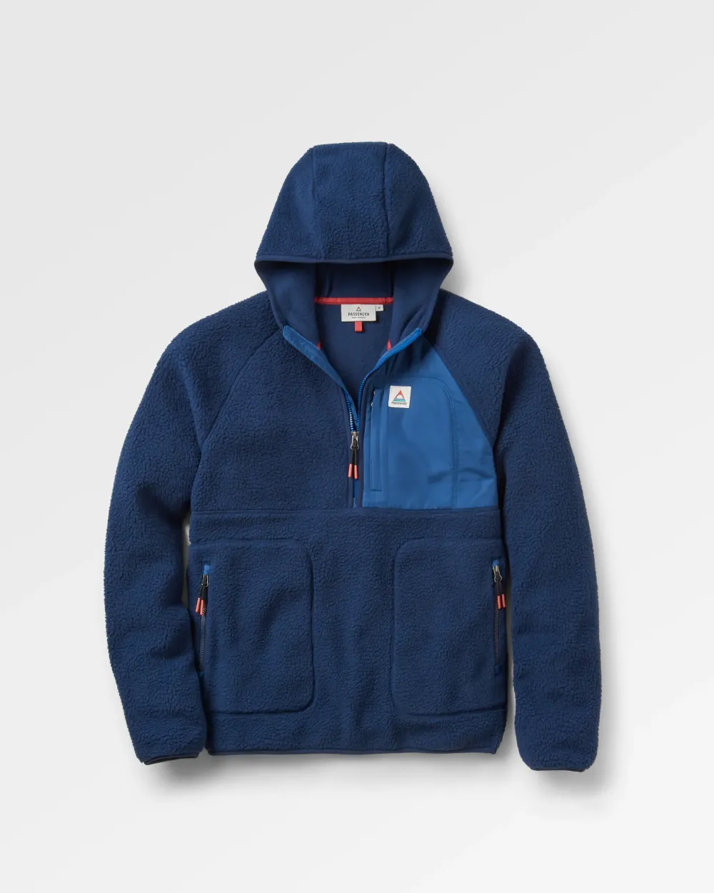 Floris van Bommel Fleece|Fleece>Ventura 1/2 Zip Recycled Sherpa Fleece Rich Navy