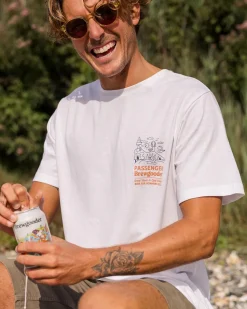 Passenger T-Shirts & Tank Tops>Views  Brews T-Shirt X Brewgooder White